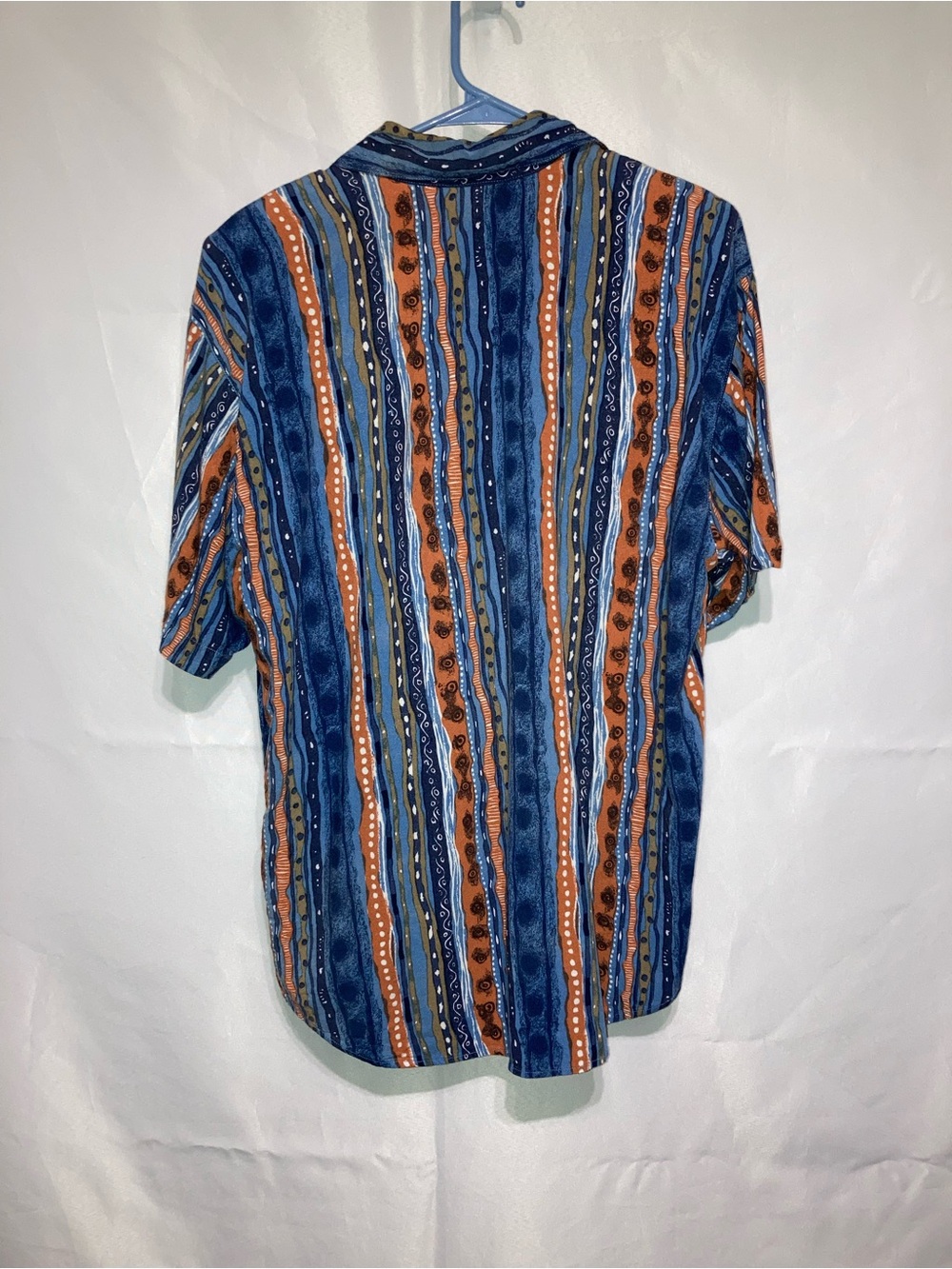 Vintage Capacity Striped Blue & Orange Matching Set - Picture 7 of 11